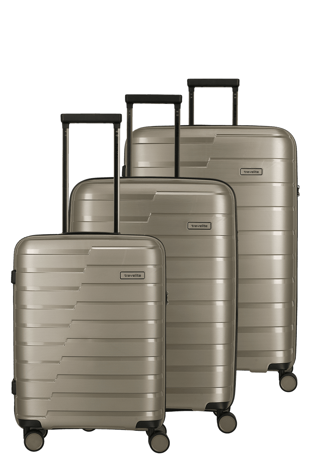 - Hartschalenkoffer travelite M L S, und Base Größe Air Set creme