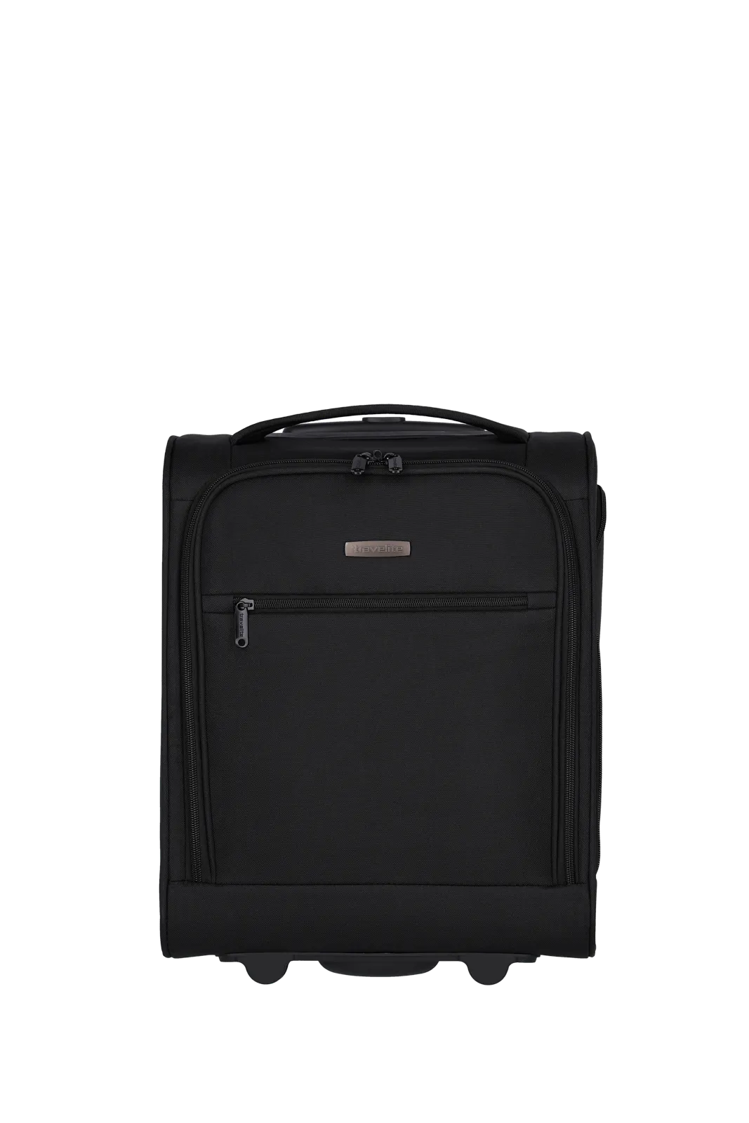 travelite Cabin Koffer S 43cm schwarz Ein travelite Koffer der Serie Cabin Frontansicht Größe S 43cm in schwarz