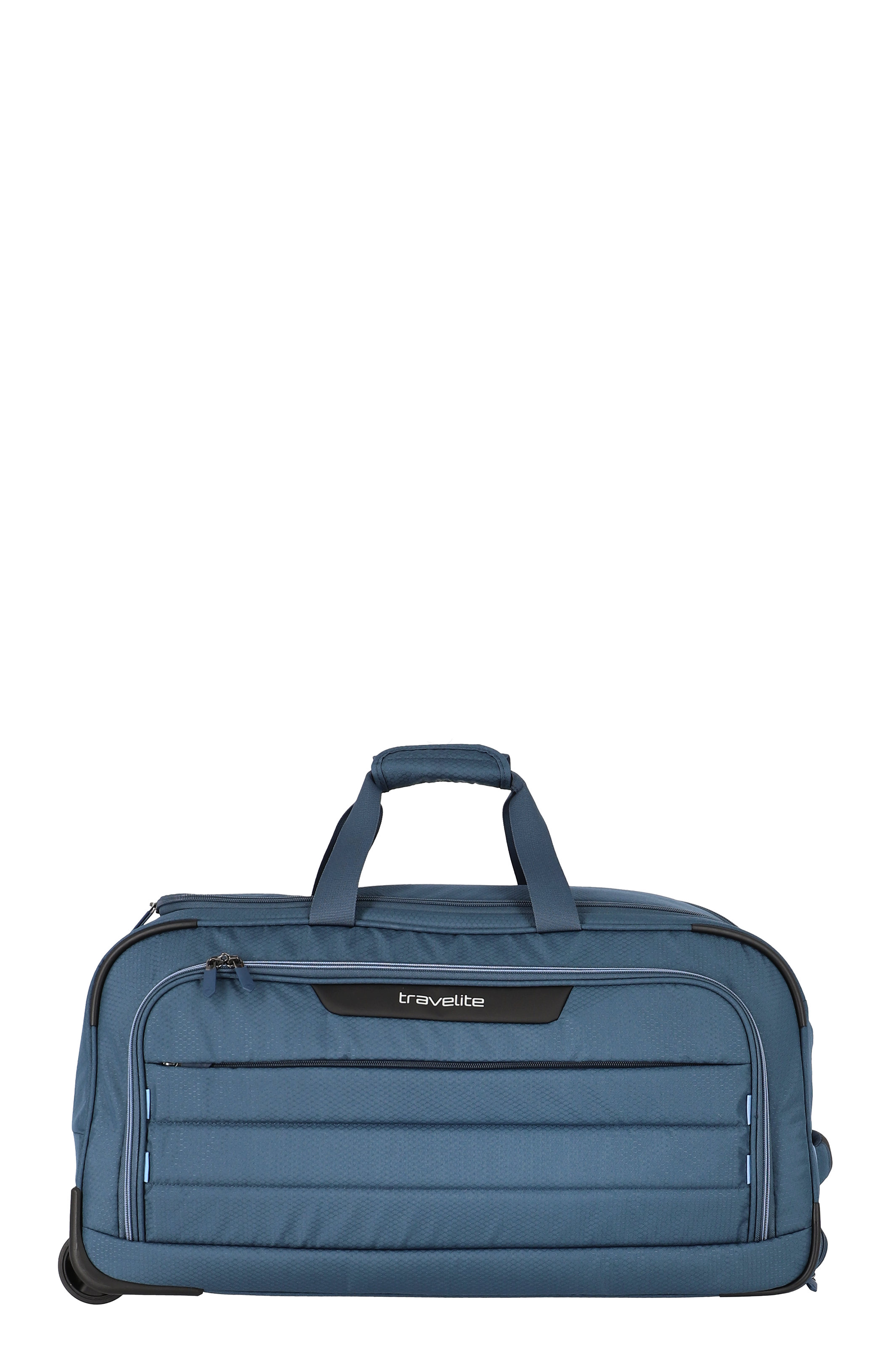 Travelite Reisetasche in Blau mit Rollen – praktische große Sporttasche für Reisen oder Freizeit