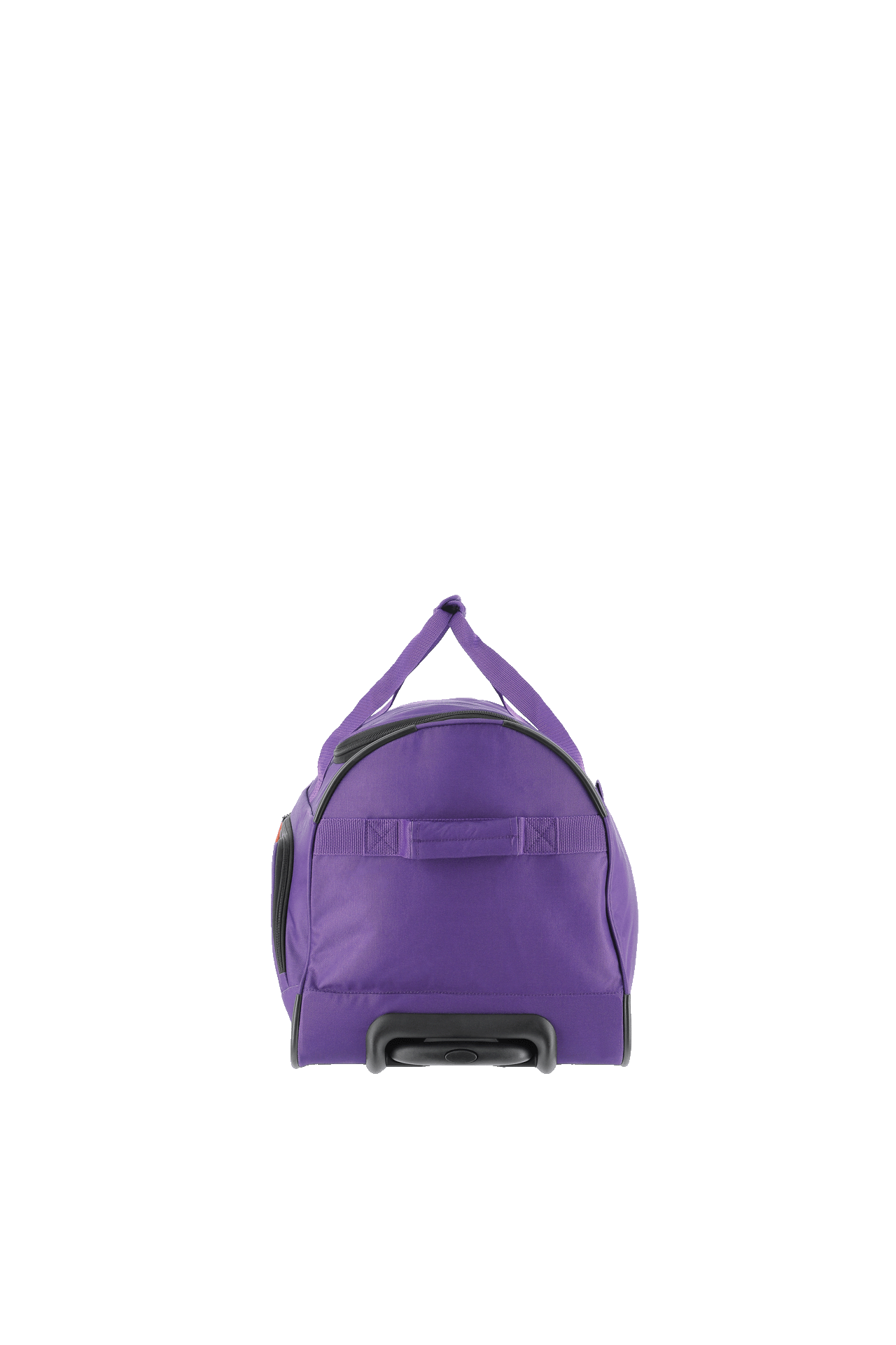 Lila Reisetasche mit Rollen für einfachen Transport
