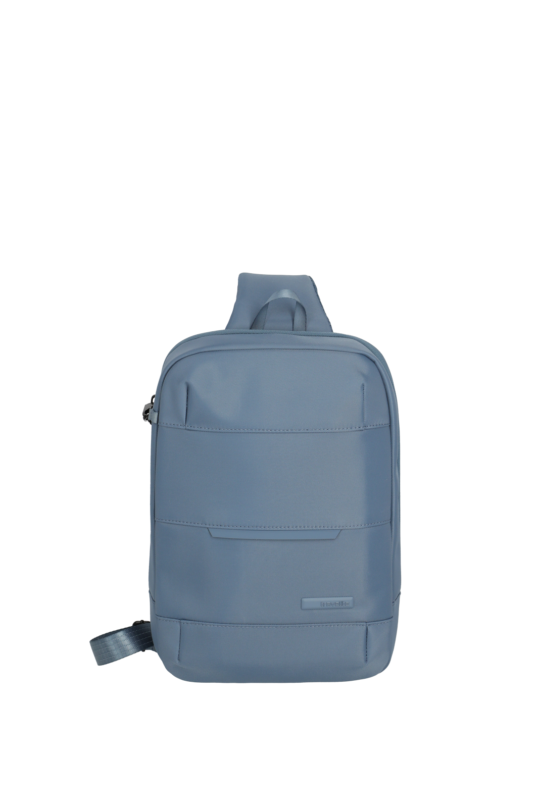 Moderne, hellblaue Umhängetasche für Alltag und Freizeit – kompaktes, stilvolles Design Helle, kompakte Umhängetasche in Blau mit schlichtem Design, ideal für Alltag und Freizeit