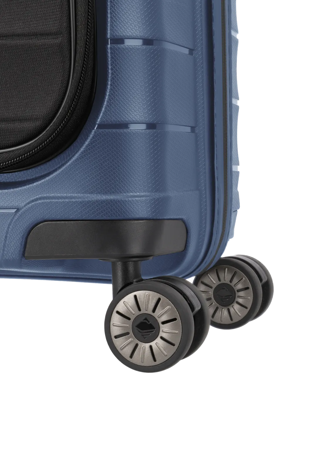 Mooby in Blau Groesse S mit Vortasche Detailbild Rollen