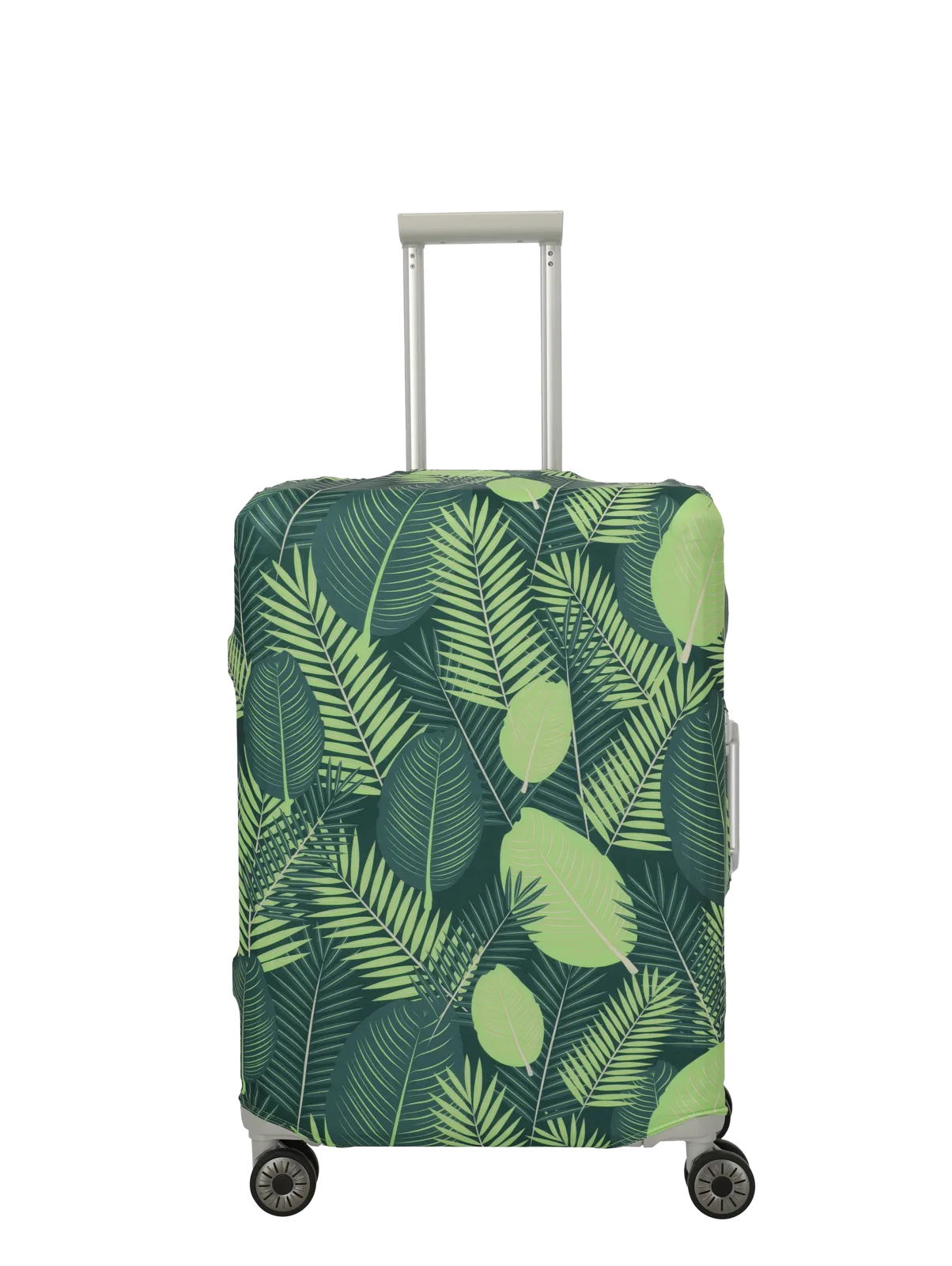 travelite  Kofferhülle M in Blätter travelite Kofferhülle M Frontansicht in Blätter