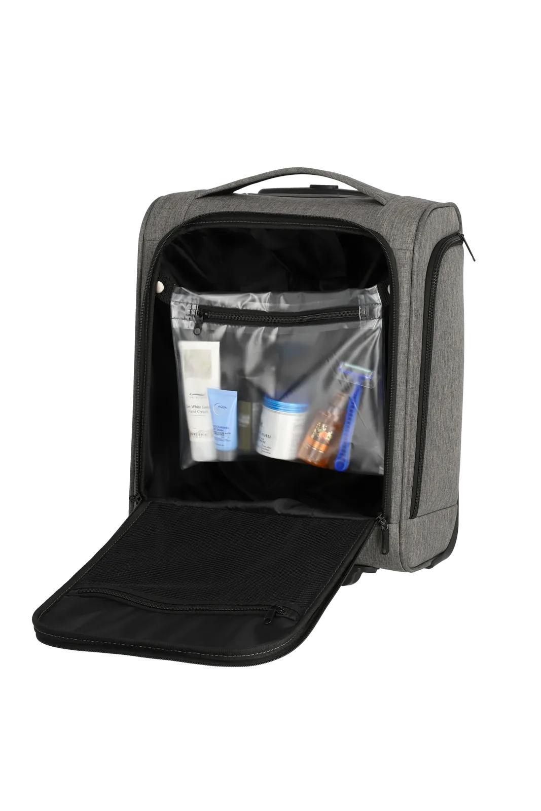 travelite Cabin Koffer S 43cm grau melange