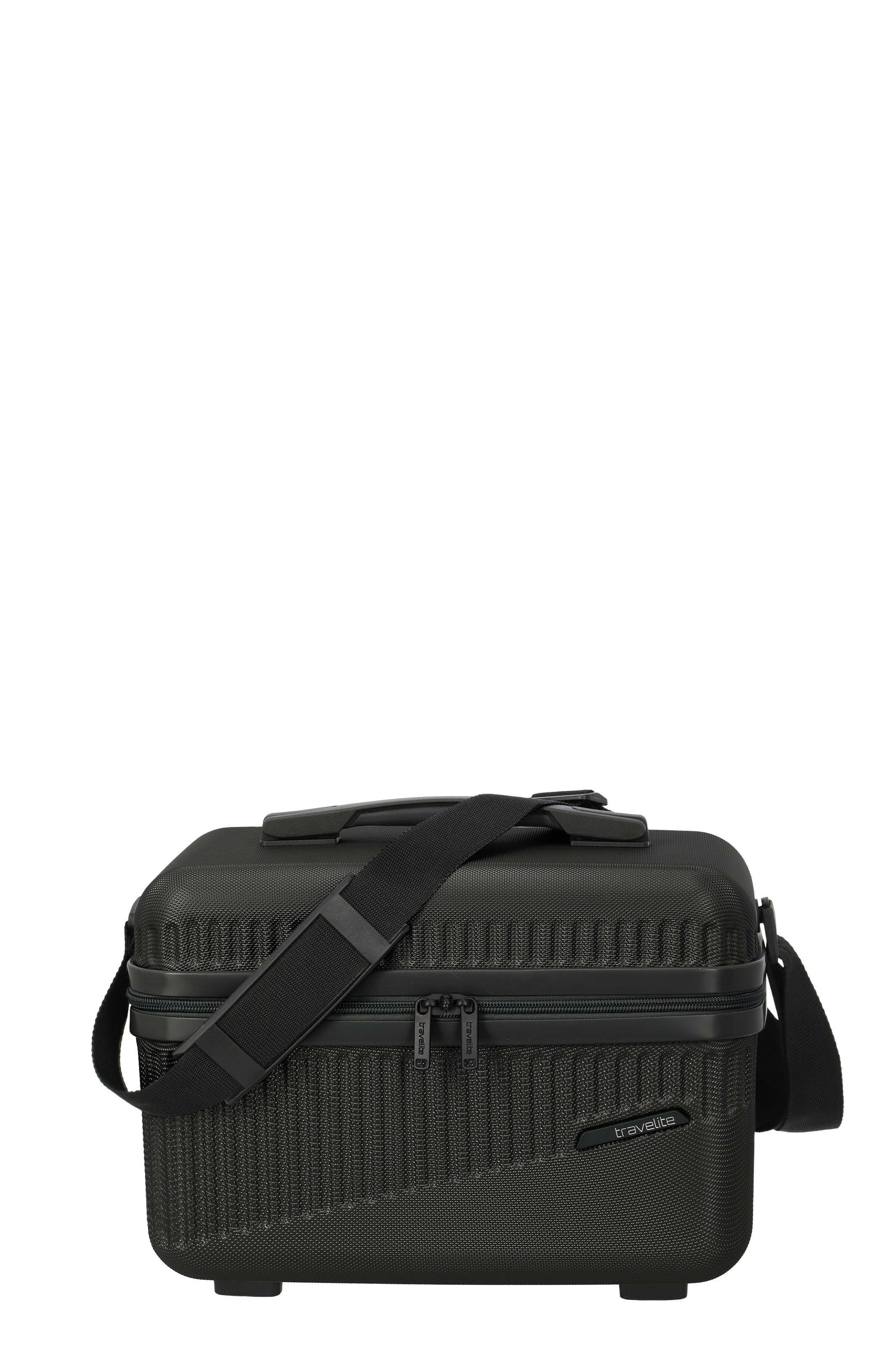 Un travelite Beautycase de la série Bali vue de face en noir