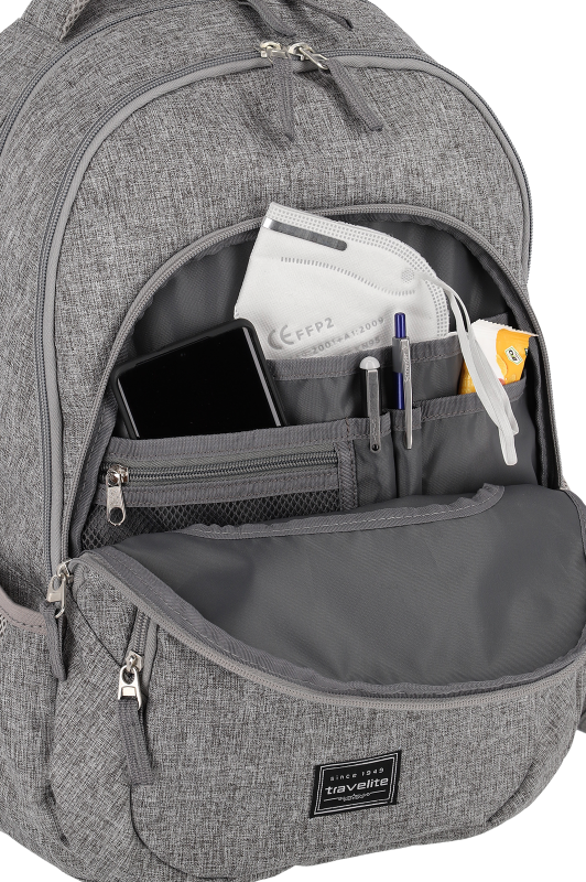 Travelite Basics Backpack Melange – detail provedení 6