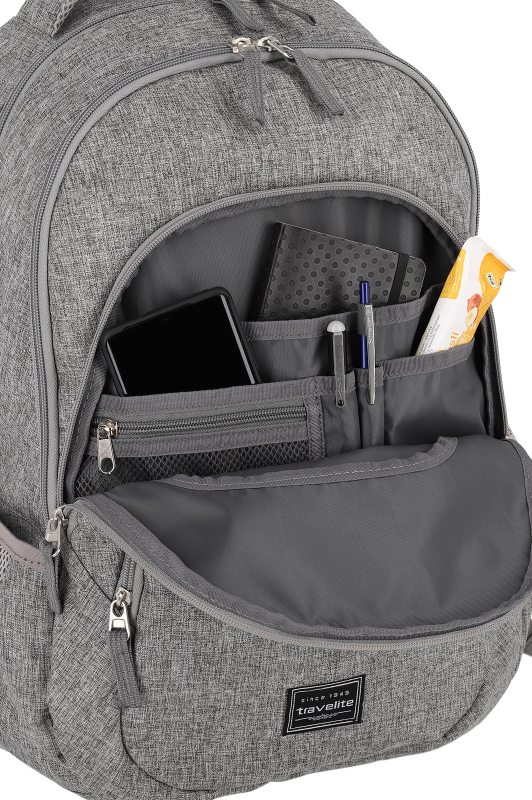 Travelite Basics Backpack Melange – detail provedení 5