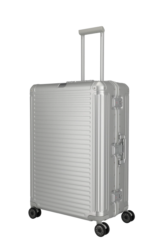 travelite Next Aluminiumkoffer Trolley L in Silber
